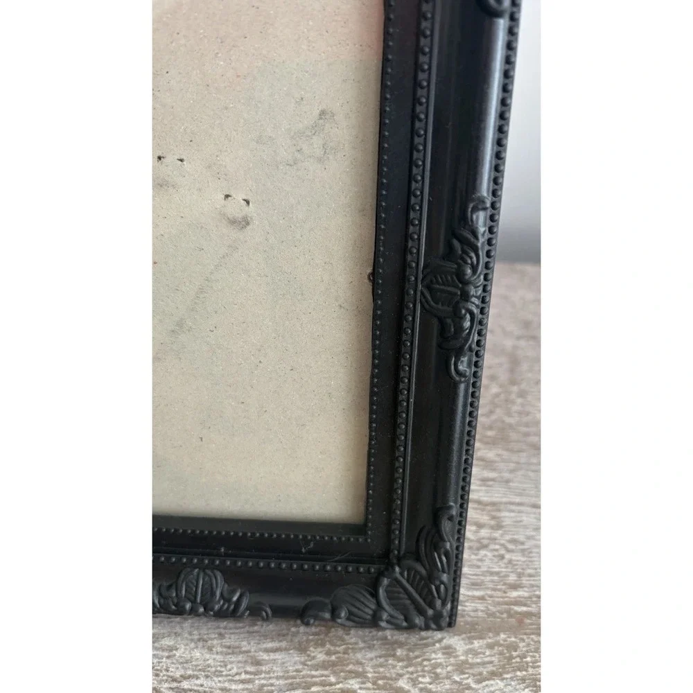 Black Photo Frame Ornate Baroque Victorian Style Boho Shabby Chic 4 x 6 Frame
